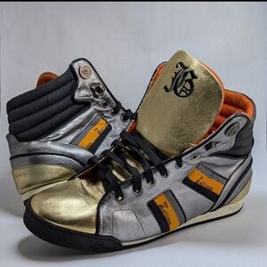 COPY - COPY -Galliano MetallicVintage High Tops Size 11